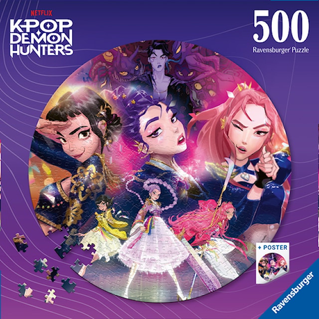 Produktbilde 4 for KPop Demon Hunters Pussel Circle 500 bitar, Ravensburger