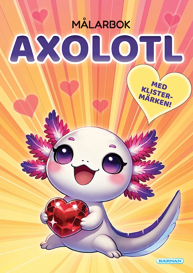 Målarbok Axolotl Egmont Kärnan