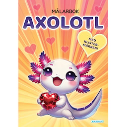 Värityskirja Axolotl Egmont Kärnan.