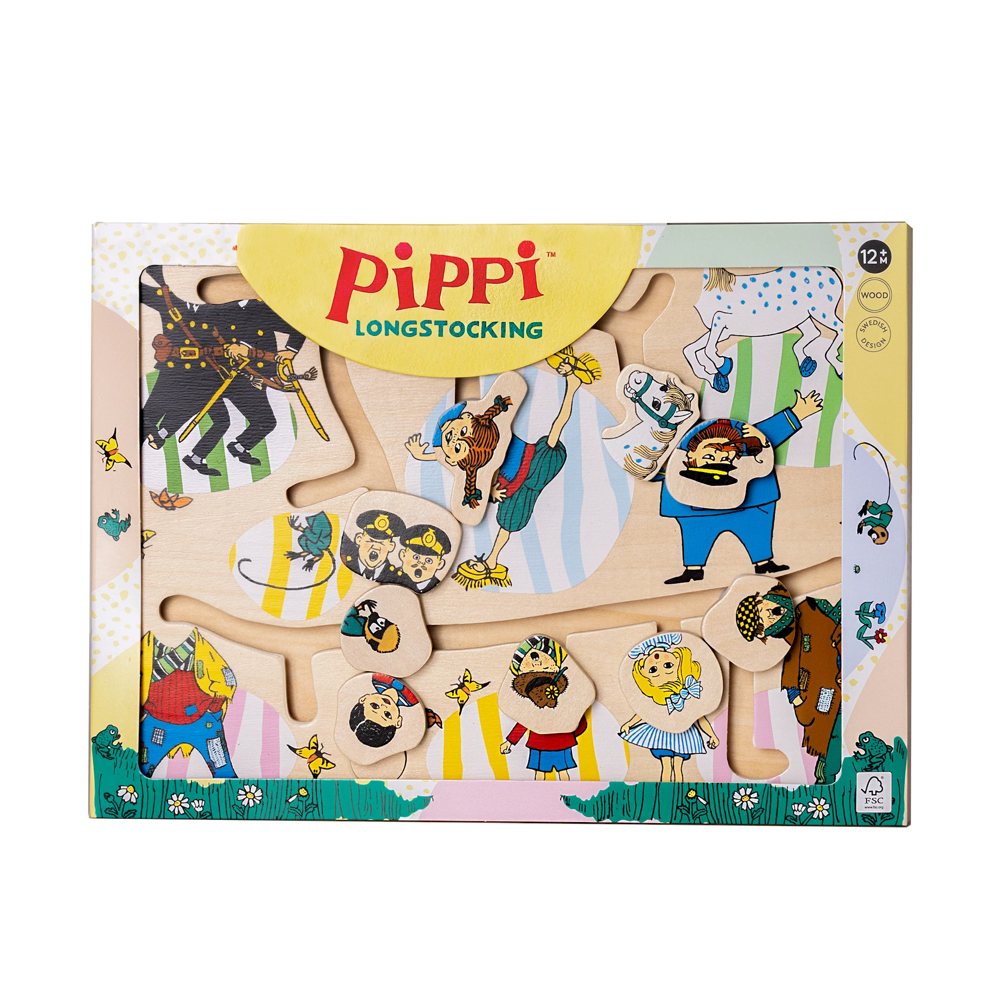Produktbilde for Pippi Labyrint Puslespill, Mikki