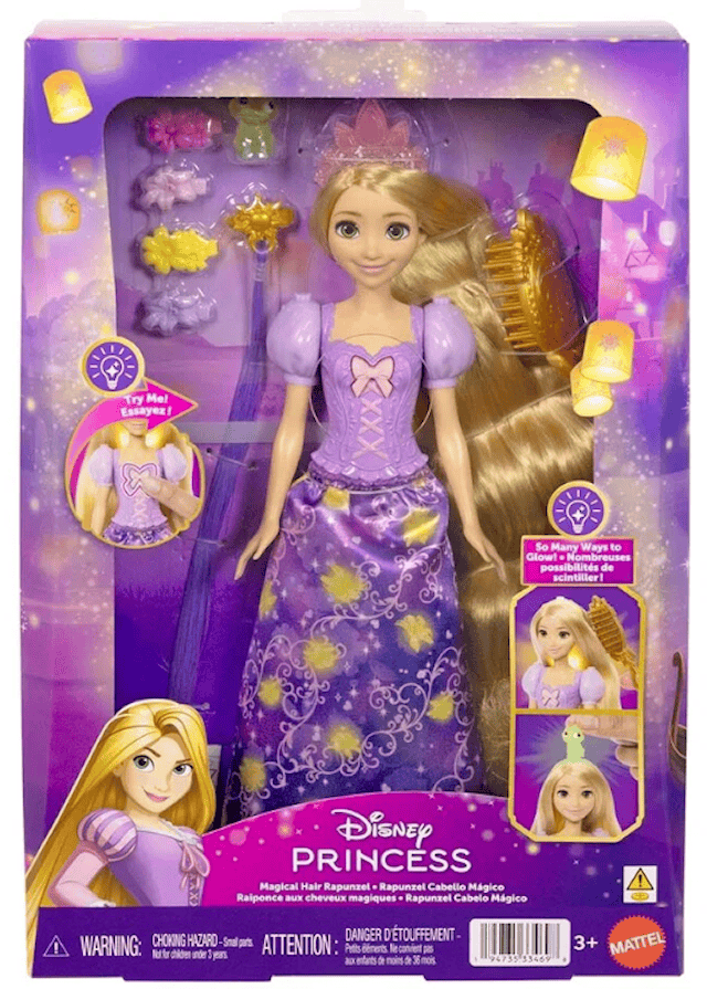Produktbild 4 för Disney Princess Light-Up Hair Rapunzel