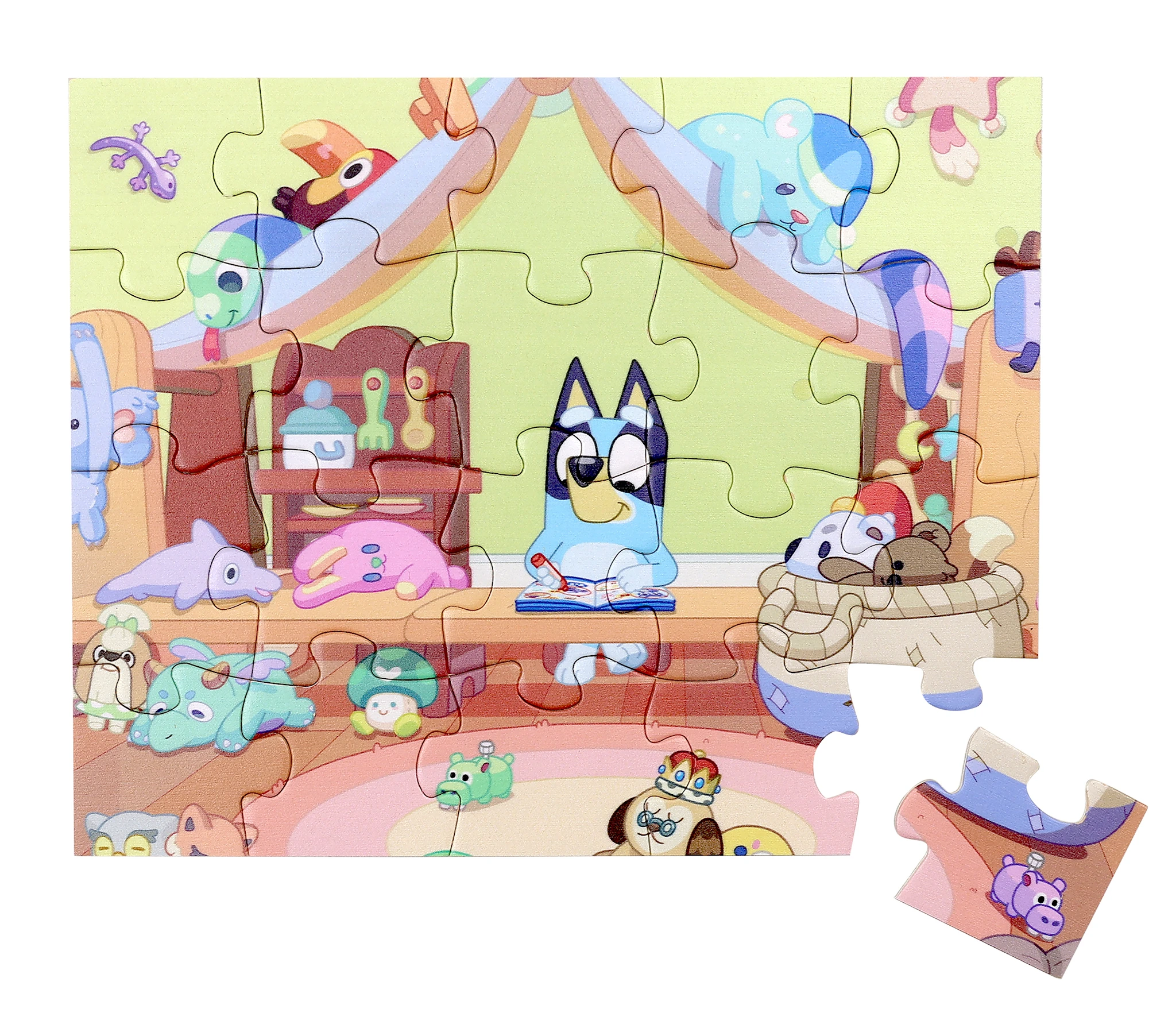Produktbilde for Bluey Trepuslespill 20 Brikker, Micki