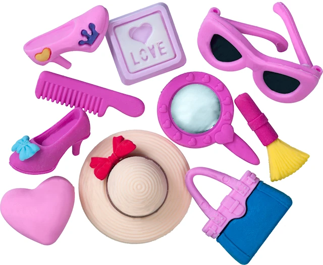 Suddgummi Fashion Rosa 10-pack