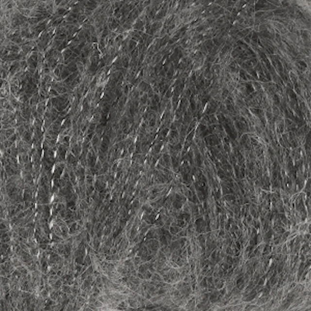 Kid- Silk Uni Color Garn Mohair Silke 25 g askgrå 22 Drops
