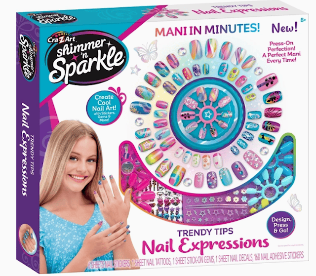 Trendy Tips Naglar Shimmer N Sparkle