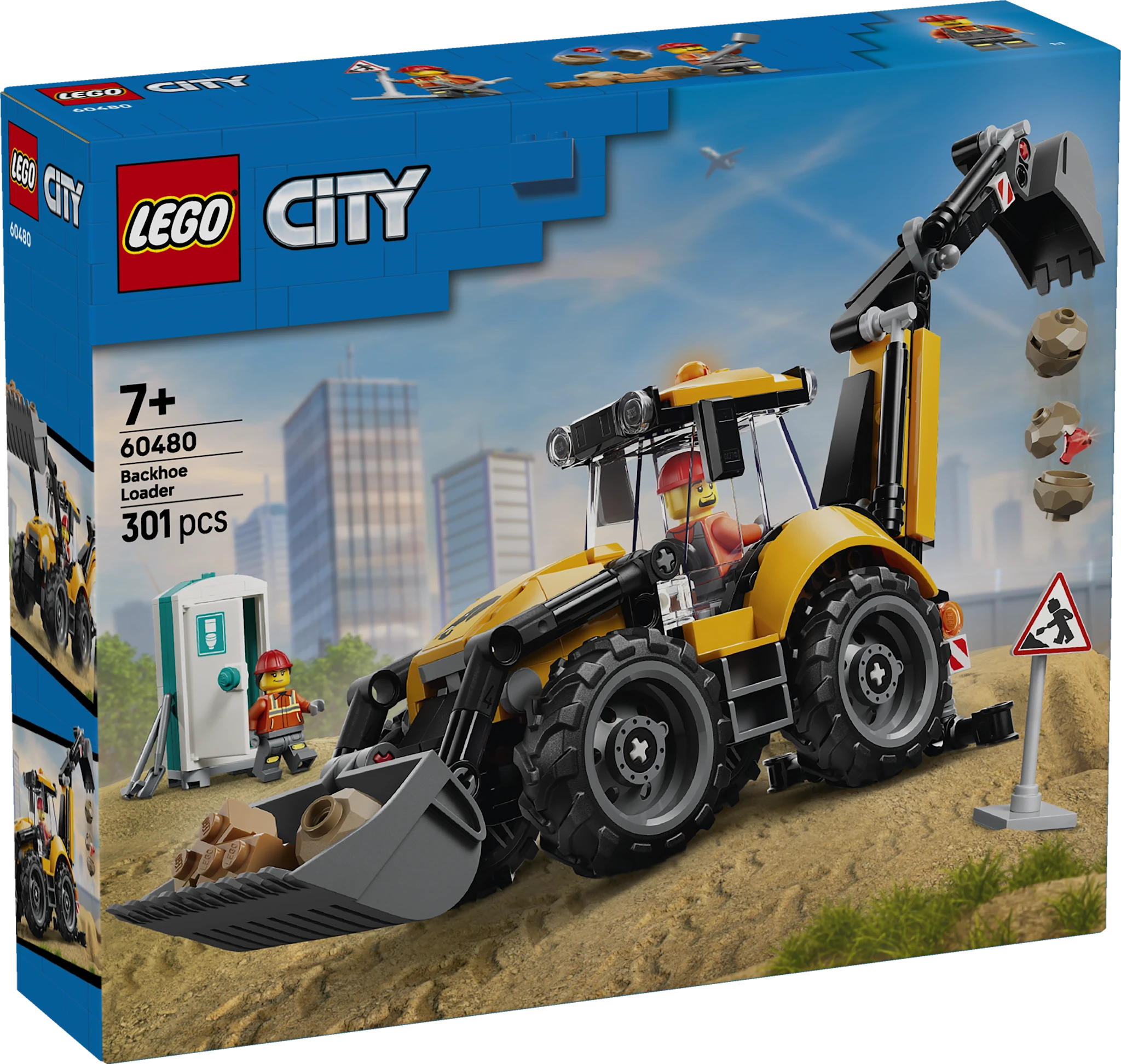 Tuotekuva ille Keltainen traktorikaivuri LEGO® City (60480)