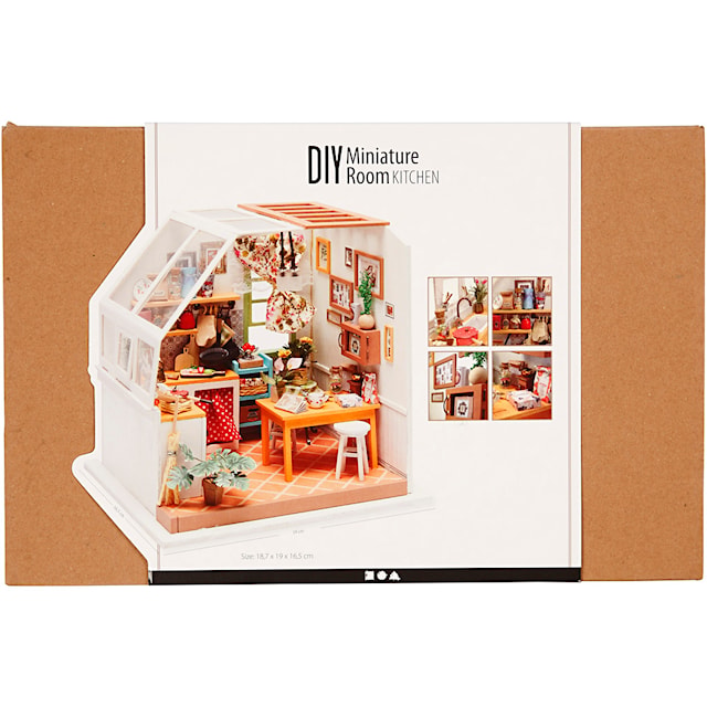 Produktbild 3 för DIY Miniatyrrum Kök - Robotime