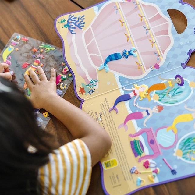Tuotekuva 3 - Reusable Puffy Stickers Mermaid Melissa & Doug