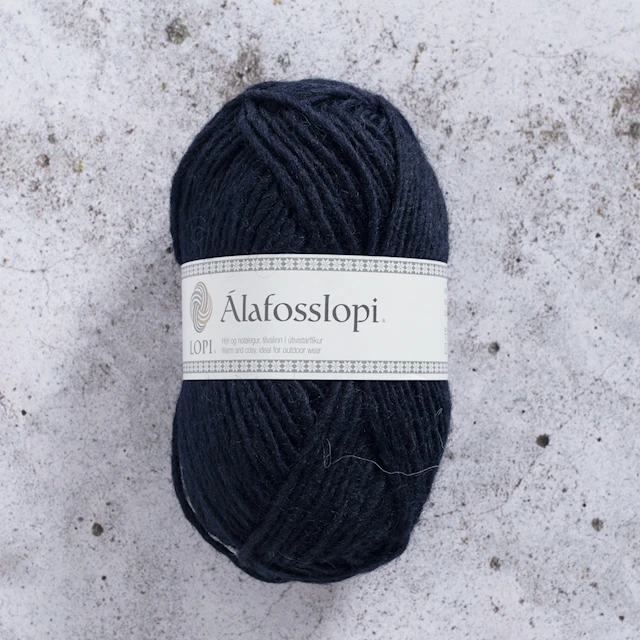 Álafosslopi Garn Ull 100 g Mörkblå Istex (0709)