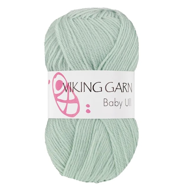 Baby Ull 50 g Vaalea mintunvihreä 337 Viking Garn