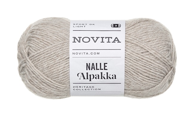 Nalle Alpakka Garn 50g Sand 060 Adlibris