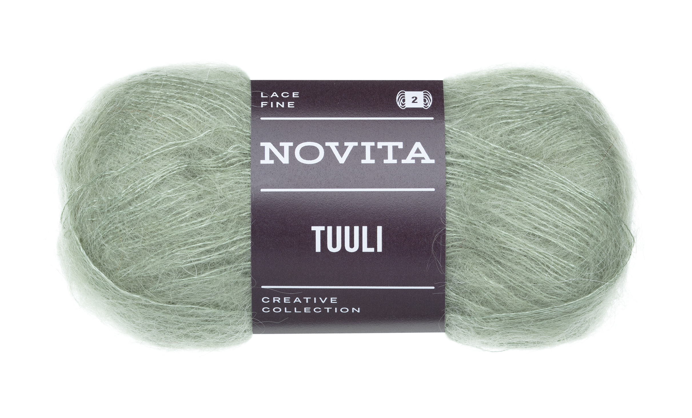 Tuuli Garn Mohair 25 g Eucalyptus 310 Novita