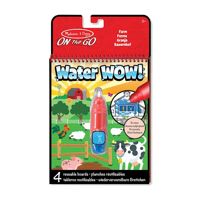 Water WOW! Water-Reveal Målarbok Bondgård Spin Master