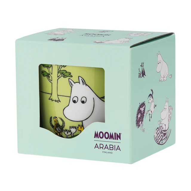 Arabia Muumi muki Muumipeikko 80-vuotisjuhla 30 cl