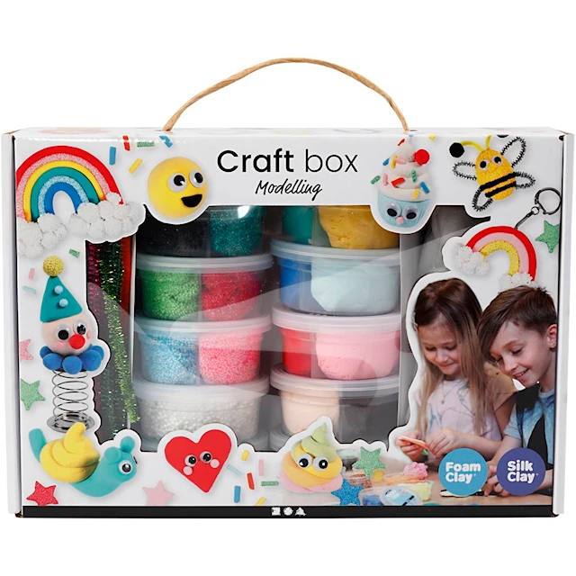 Foam Clay ja Silk Clay- setti