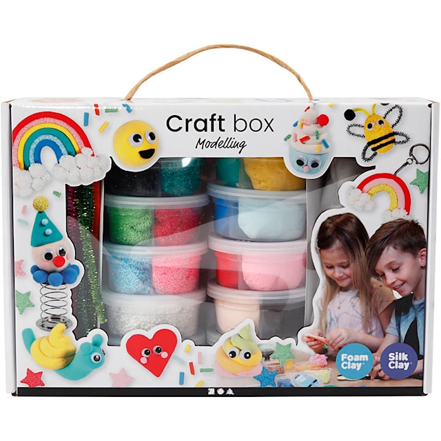 Tuotekuva 1 - Foam Clay ja Silk Clay- setti
