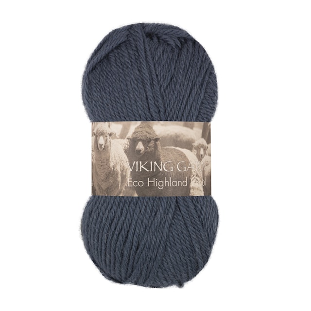 Highland Eco Wool 50 g Jeans Blue 227 Viking Garn