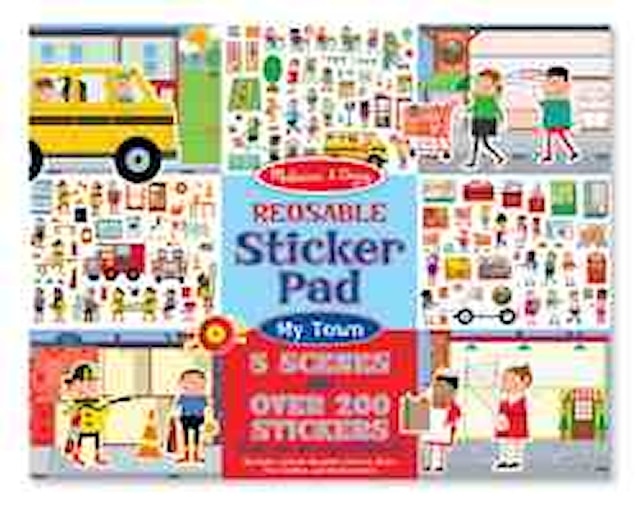 Produktbild 1 för Klistermärkesbok Min stad Melissa & Doug