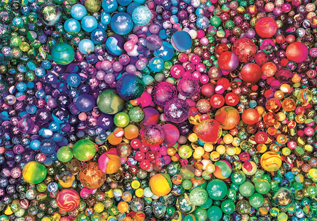 Produktbild 2 för Pussel CB High Quality Collection Colorboom Marbles 1000 bitar, Clementoni