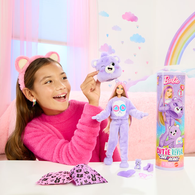 Tuotekuva 6 - Barbie Cutie Reveal Halinallet Violetti