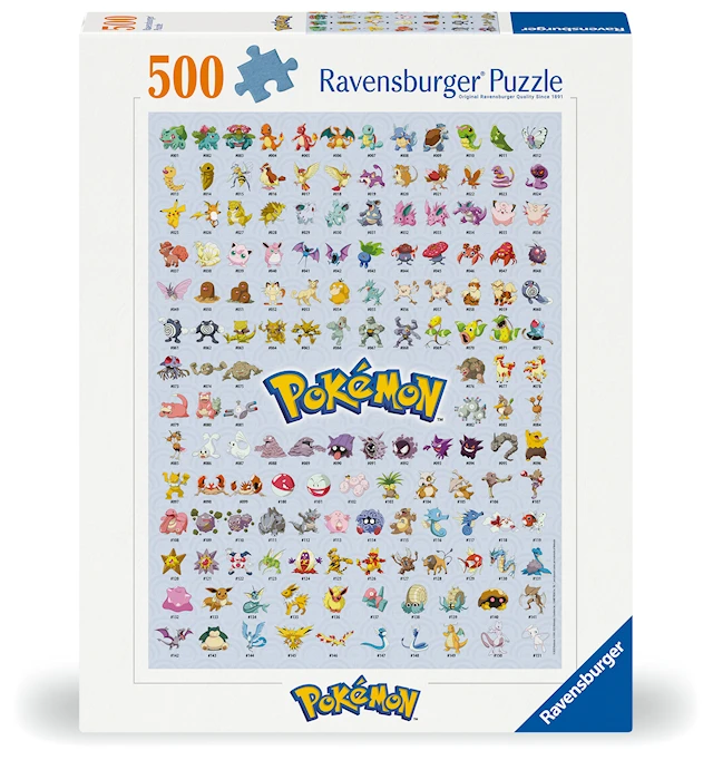 Pokémon – The First 151! Palapelit 500 palaa, Ravensburger
