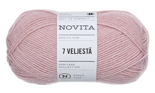 7 Bröder Garn Ullmix 100 g bärgröt 053 Novita