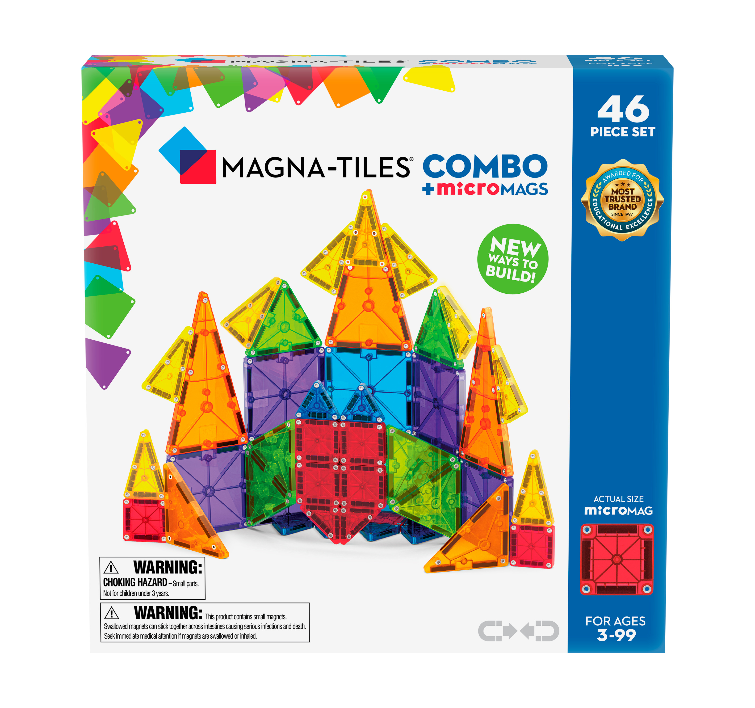 MicroMAGS Combo 46 kpl Magna-Tiles