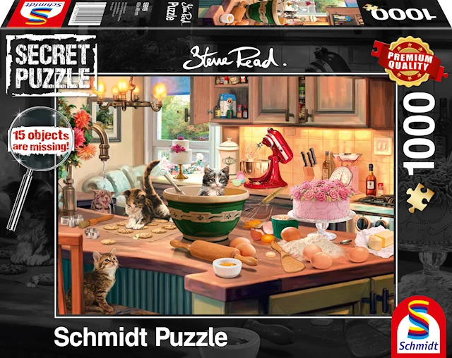 At the kitchen table Secret Palapelit 1000 palaa Schmidt