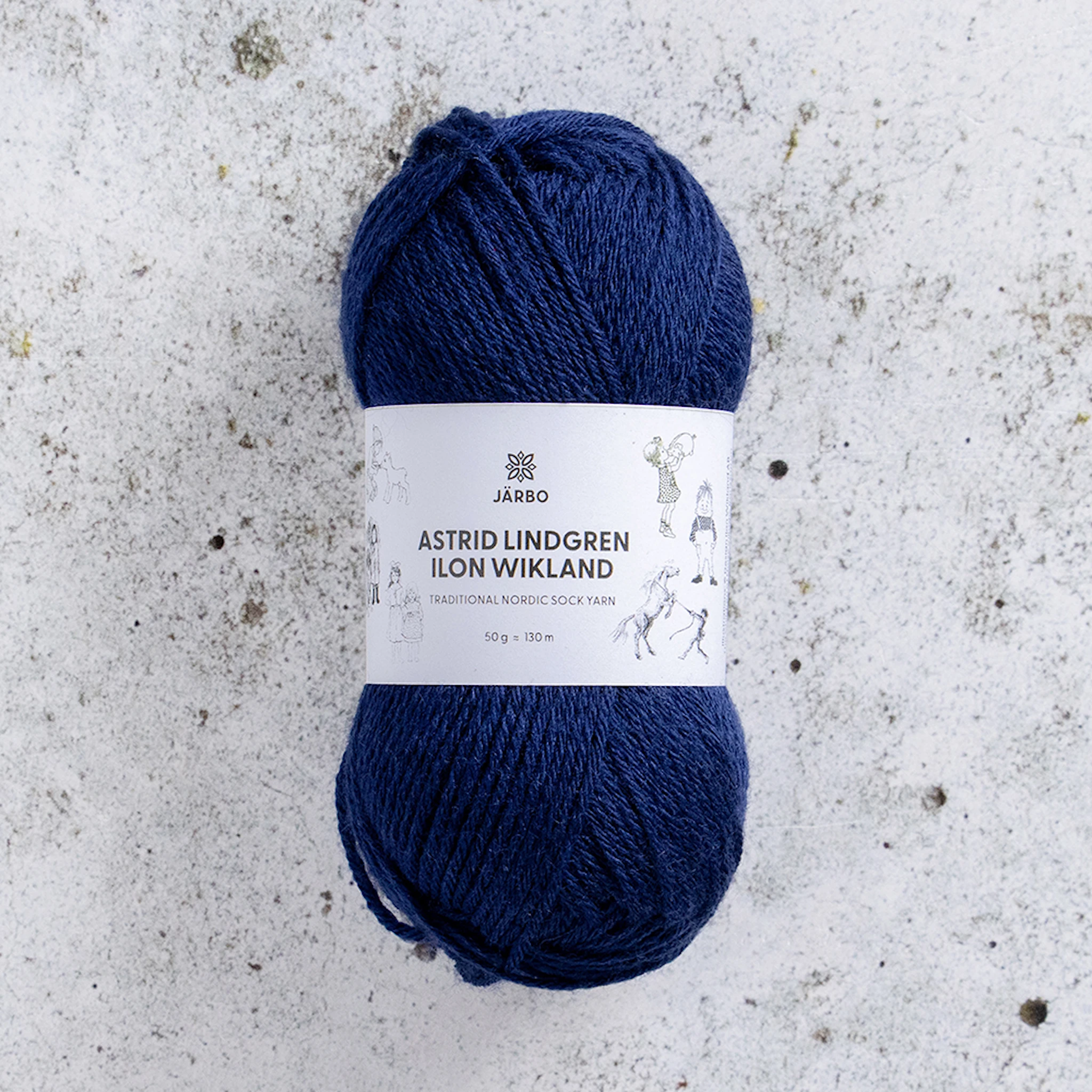 Produktbild för Astrid Lindgren Ilon Wikland Garn 50g Järbo