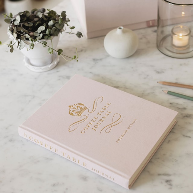 Produktbilde 2 for Coffe Table Journal Royal 25,5 x 20 cm Dusty Rose 256 sider Paperstyle