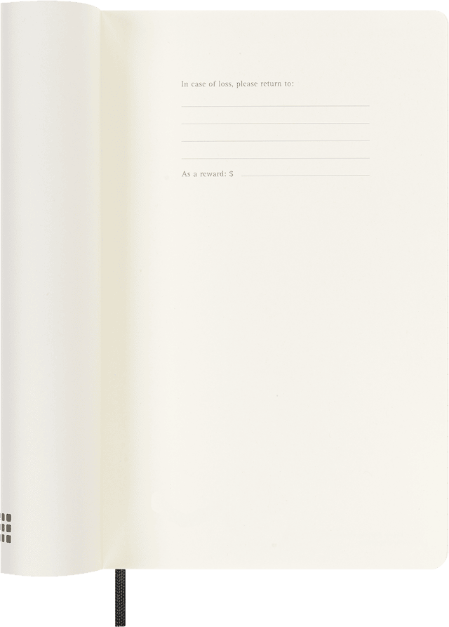 Produktbild 5 för Kalender 18M 25/26 Classic Soft Daily Large Svart Moleskine