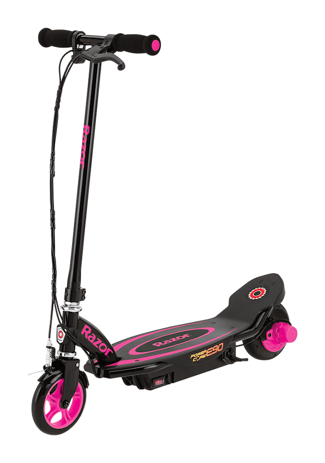 Produktbild 1 för Power Core E90 El-Sparkcykel Rosa Razor