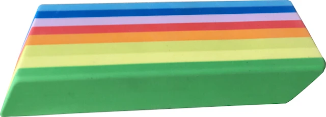 Pyyhekumi Iso Rainbow 14,5 cm 1-pack