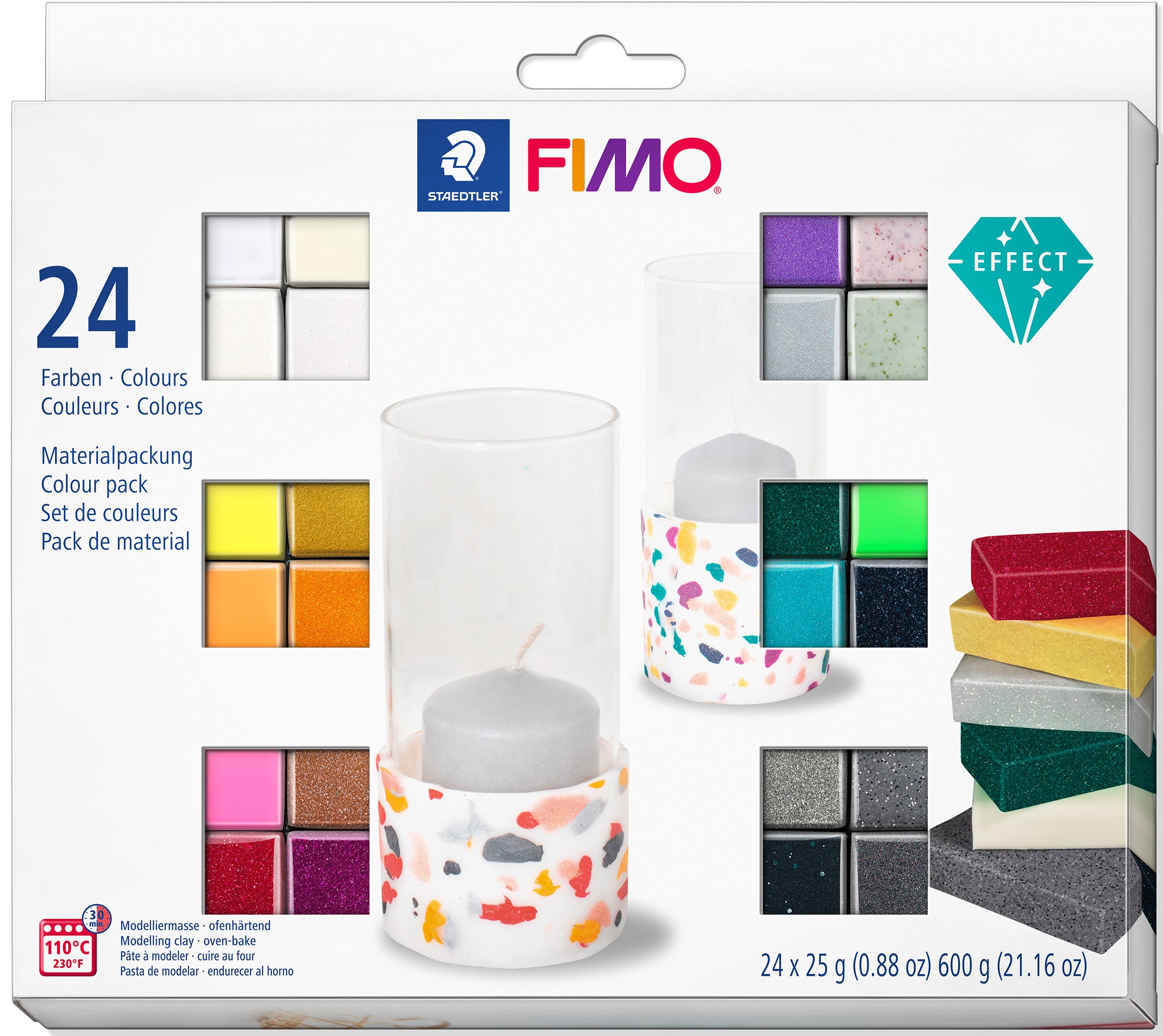 FIMO Lera Effect Colour 24-p Staedtler