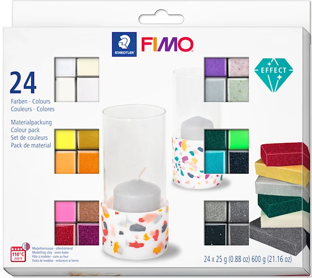 FIMO Lera Effect Colour 24-p Staedtler