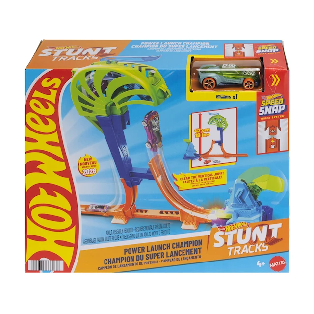 Stunt Tracks Vertical Slam Launch Hot Wheels