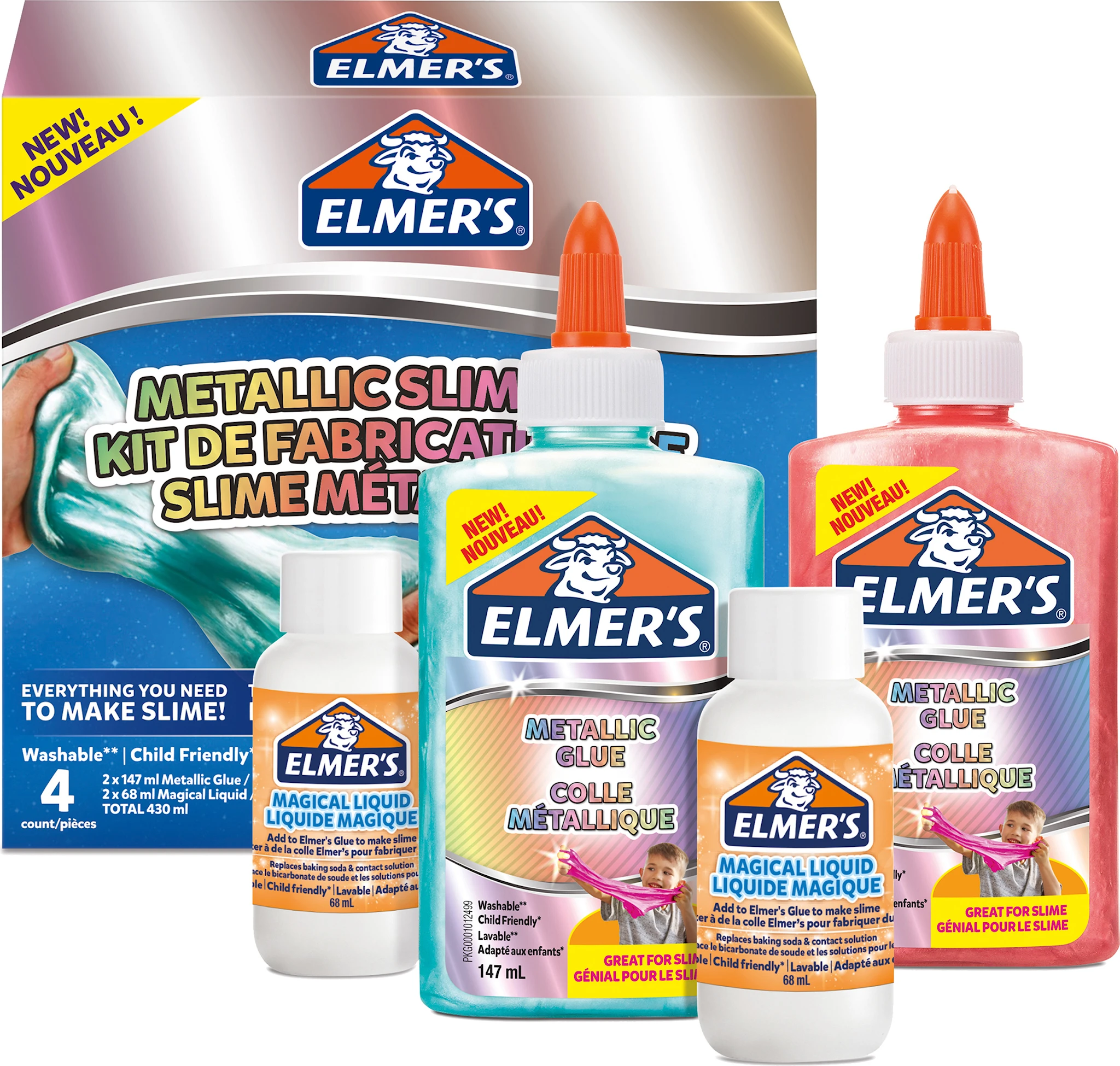 Produktbilde for Elmer's Metallic Slime Kit