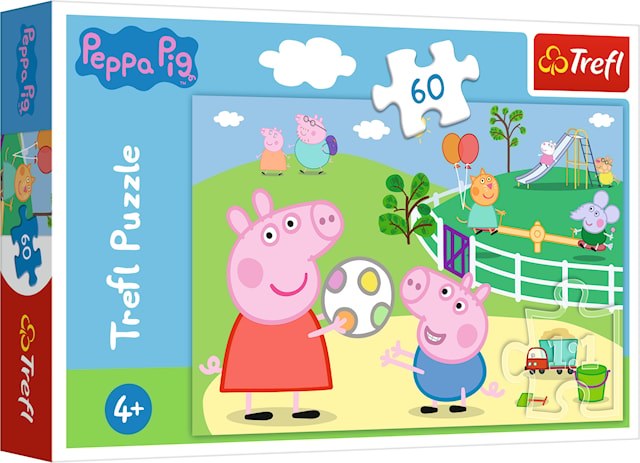 Puslespill Peppa Gris 60 brikker, Trefl
