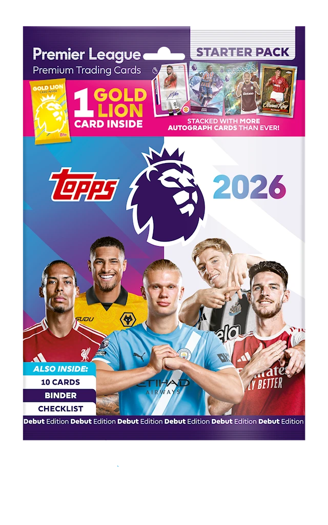 Premier League 25/26 Starter Pack Fotbollskort Topps