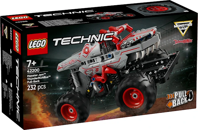 Monster Jam™ ThunderROARus™ ‑vetomoottoriauto LEGO® Technic (42200)