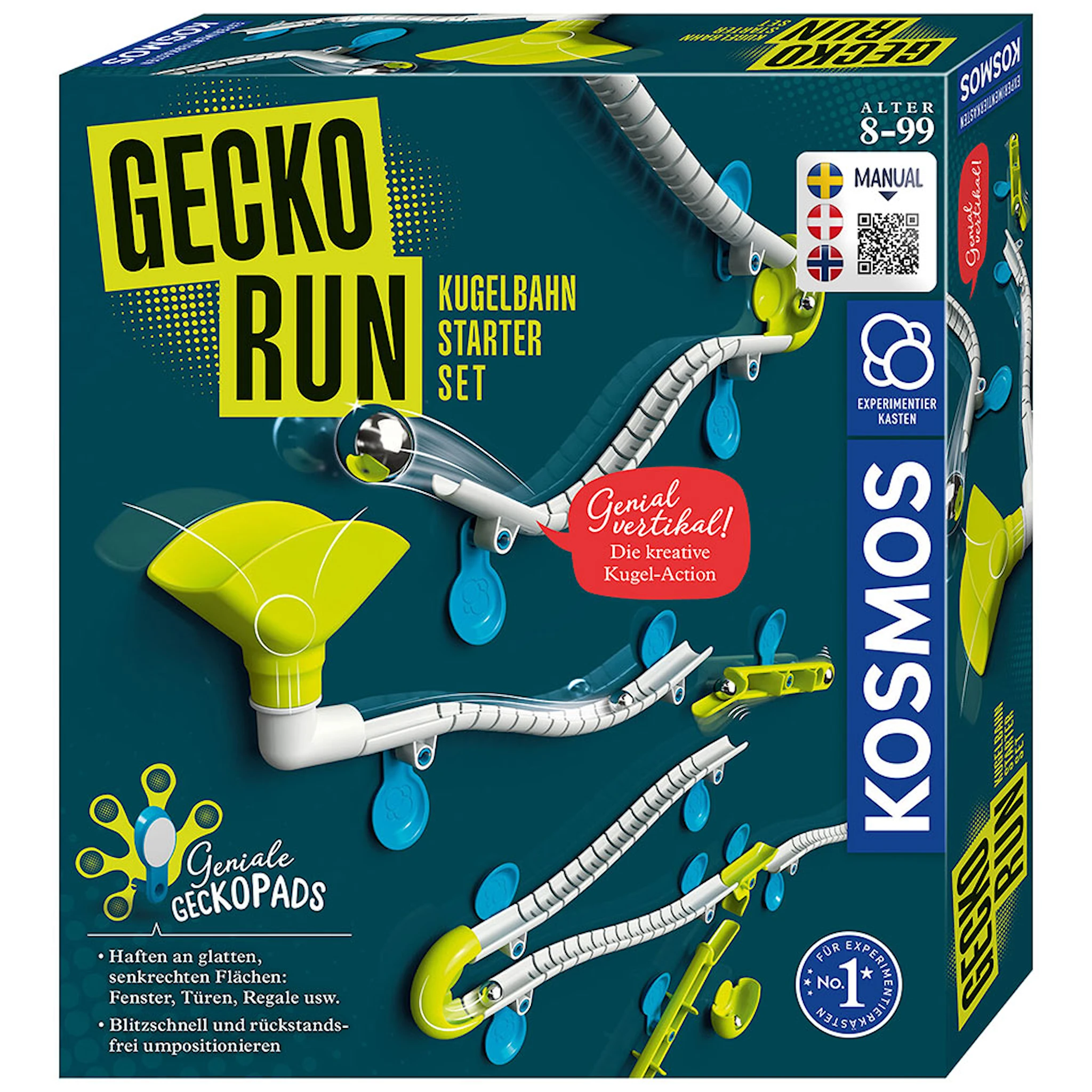 Tuotekuva ille Gecko Run Pallopeli Aloitussetti Kosmos