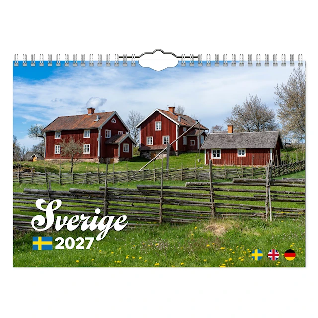 Väggkalender Sverige 2027 Gullers