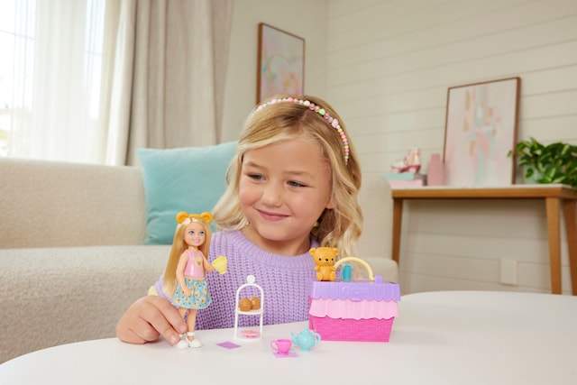 Produktbild 4 för Chelsea Teaparty Picnic Lekset Barbie