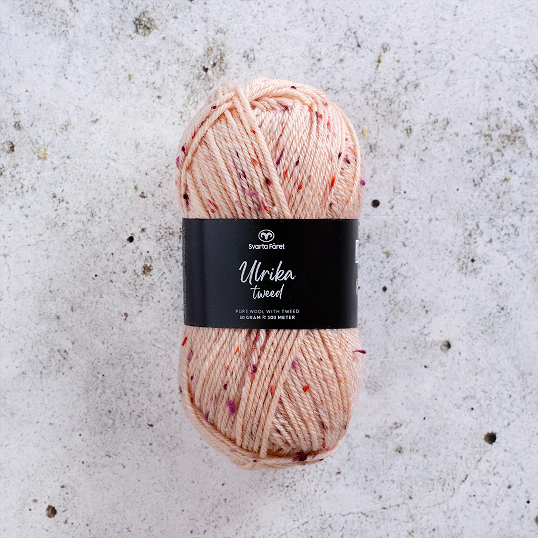 Produktbilde for Ulrika Tweed Ullmiks 50 g Nori 002 Svarta Fåret