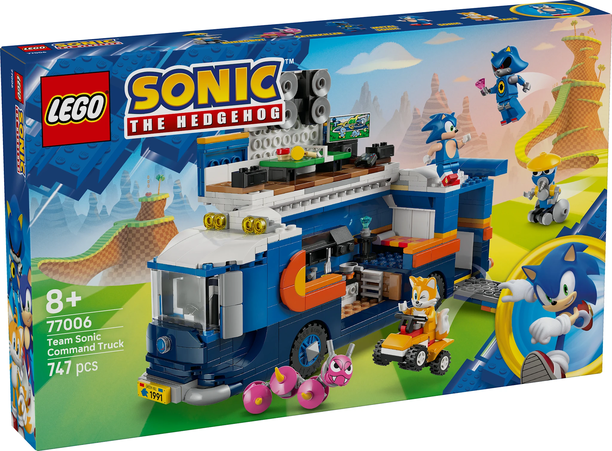 Tuotekuva ille Sonic-tiimin liikkuva komentokeskus LEGO® Sonic (77006)