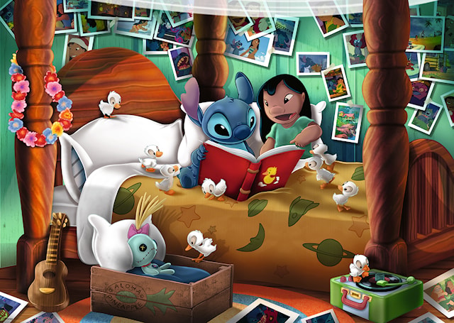Produktbild 4 för Lilo & Stitch Pussel 1000 Bitar, Ravensburger