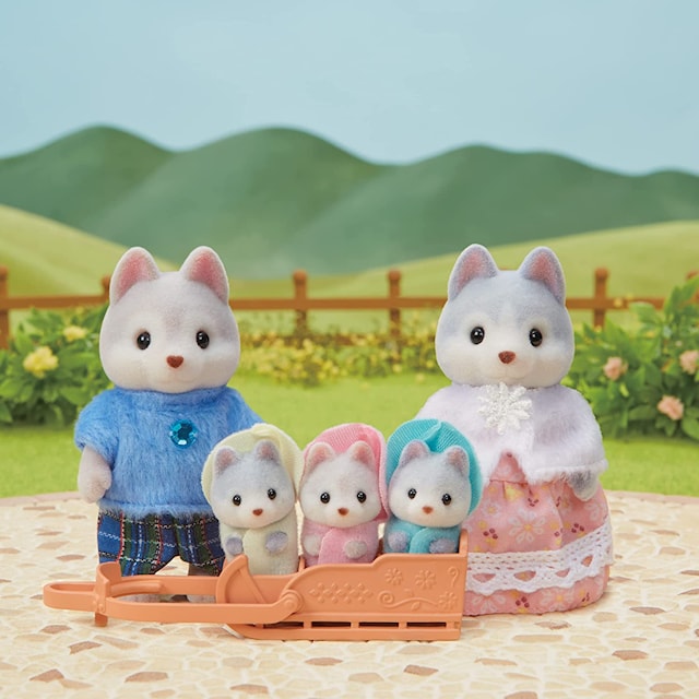 Produktbild 1 för Familjen Husky Sylvanian Families
