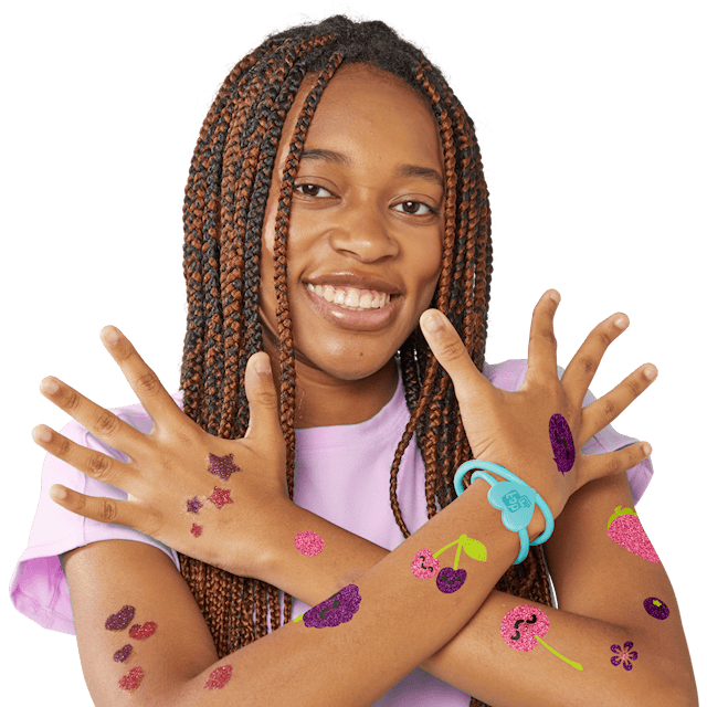 Tuotekuva 3 - Berry Burst Glitter-Tattoos tuoksulla FabLab