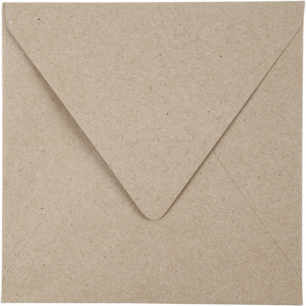 Kuvert Naturfärg 16x16 cm 50-pack