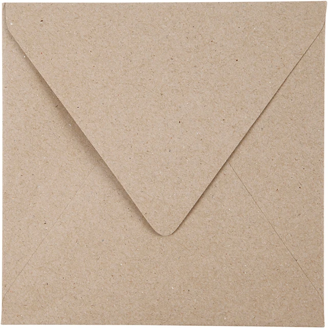 Kuvert Naturfärg 16x16 cm 50-pack